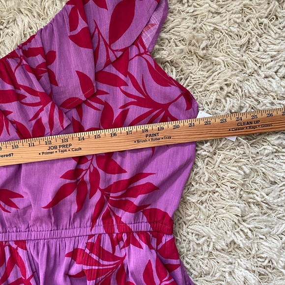 NWT Old Navy One Shoulder Waist Defined Midi Floral  Dress - Picture 6 of 15